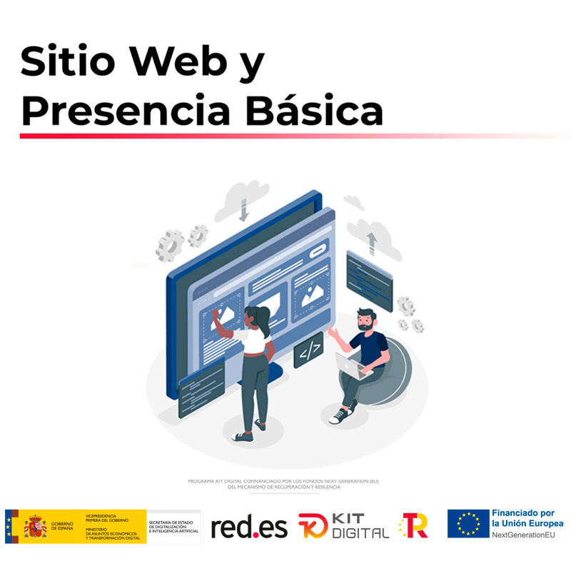 Sitio web y presencia básica en Internet