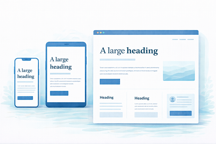 tipografía responsive para móviles