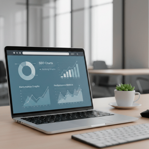 auditoría seo profesional analizando métricas y rendimiento web