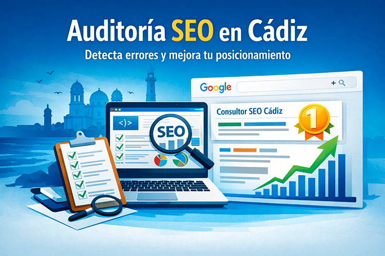 Auditoría SEO en Cádiz con análisis web y mejora del posicionamiento