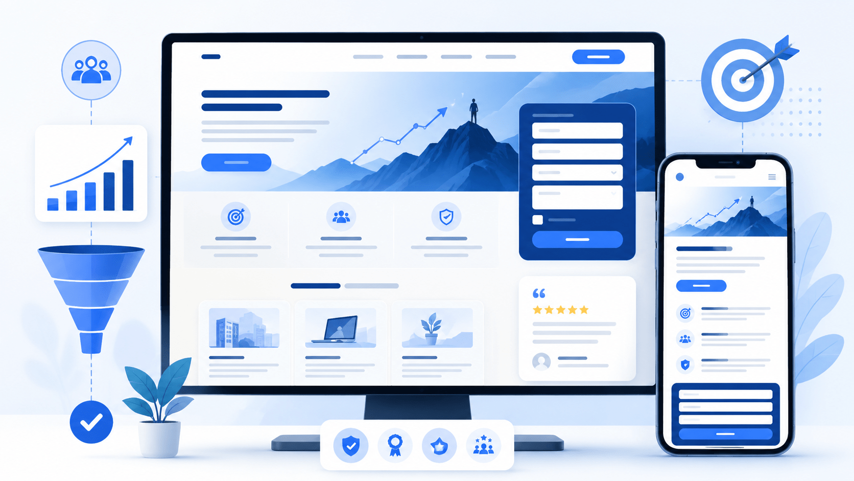 Diseño web orientado a conversión para páginas de servicios