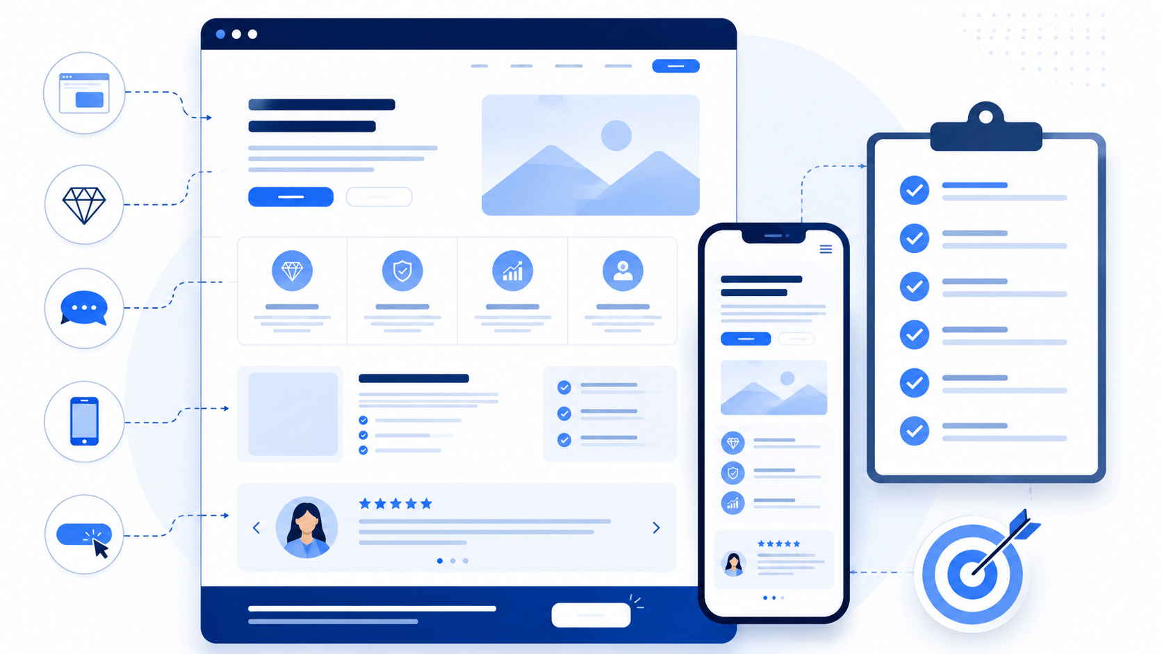 Estructura ideal de una web de servicios para captar más contactos