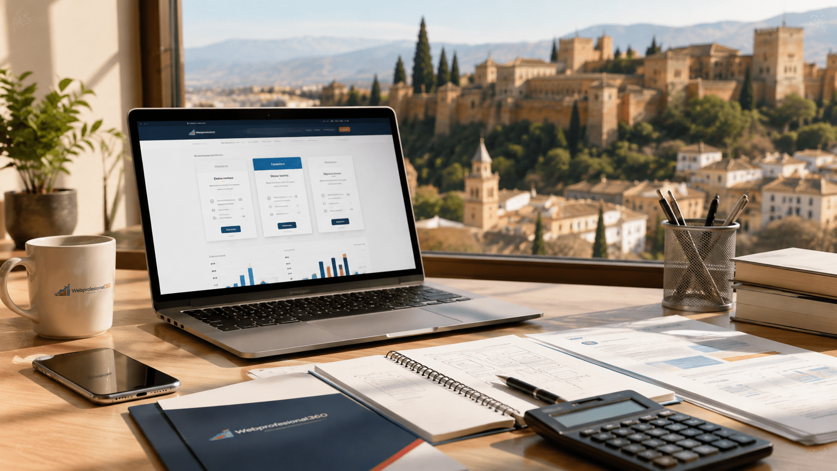 Diseño de una página web profesional responsive en ordenador tablet y móvil