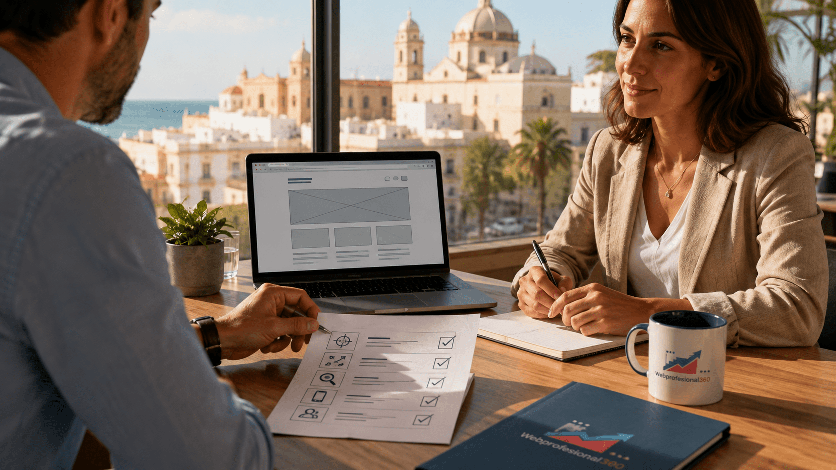 Revisión de un proyecto de diseño web antes de contratar