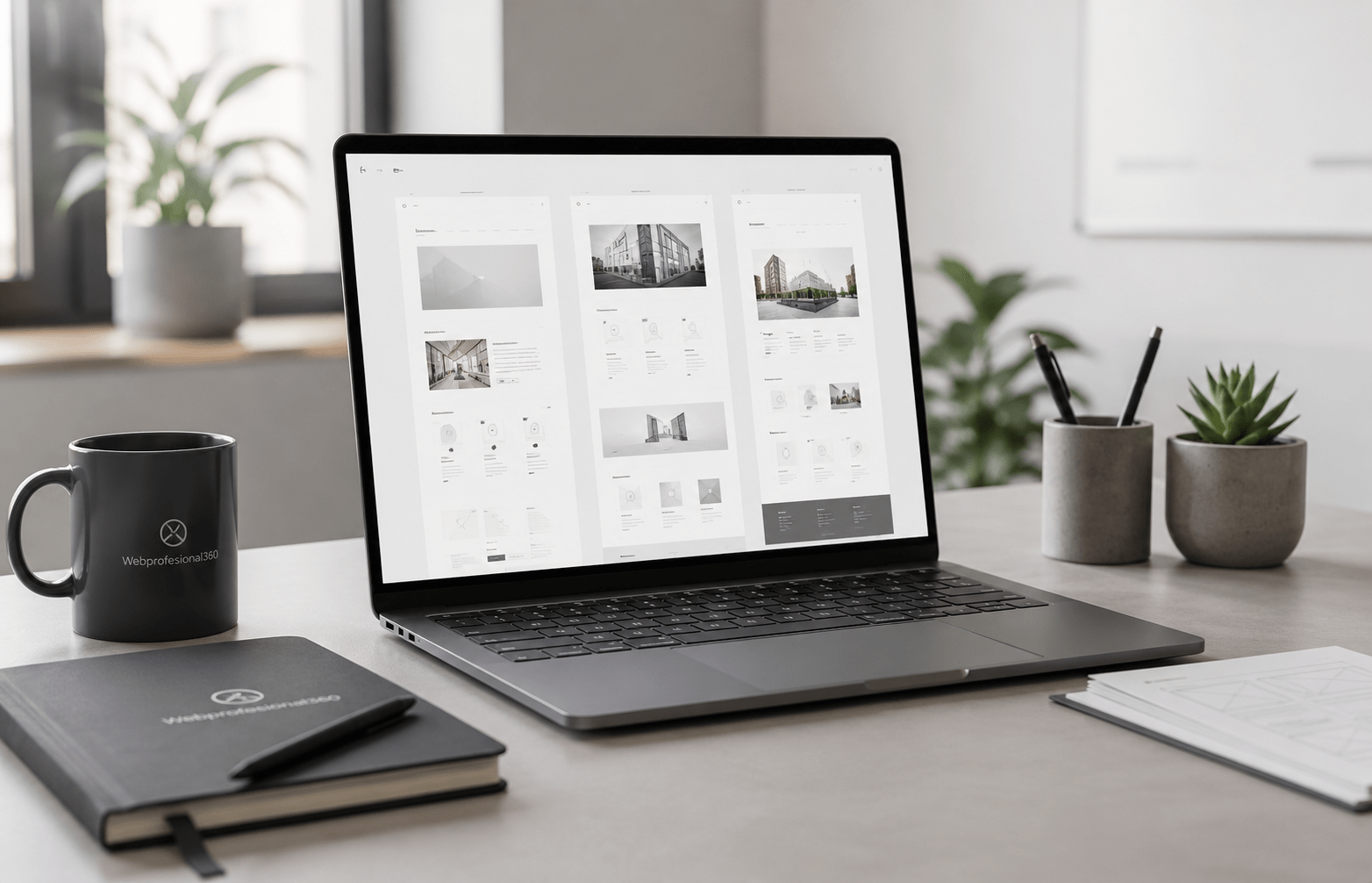 Página web corporativa responsive adaptada a ordenador, tablet y móvil