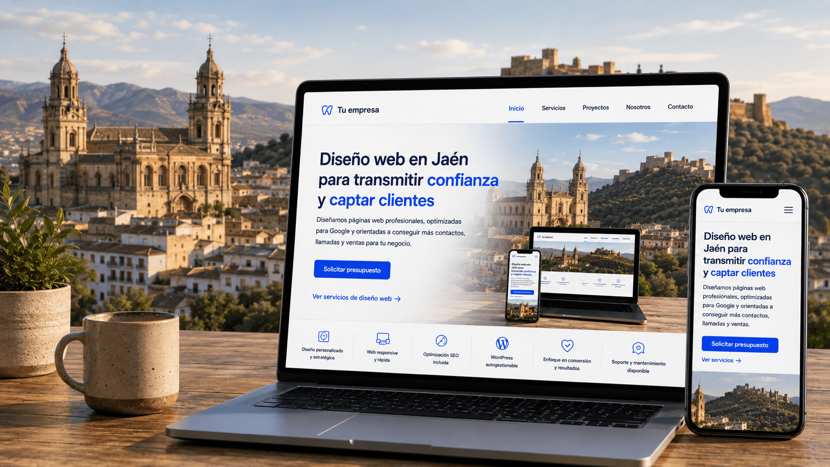 Diseño web en Jaén para empresas y autónomos que quieren captar clientes