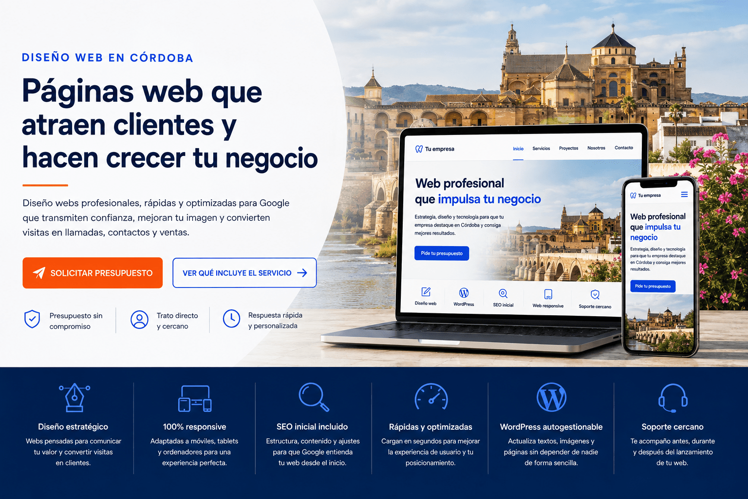 Diseño web profesional en Córdoba para empresas que quieren captar clientes