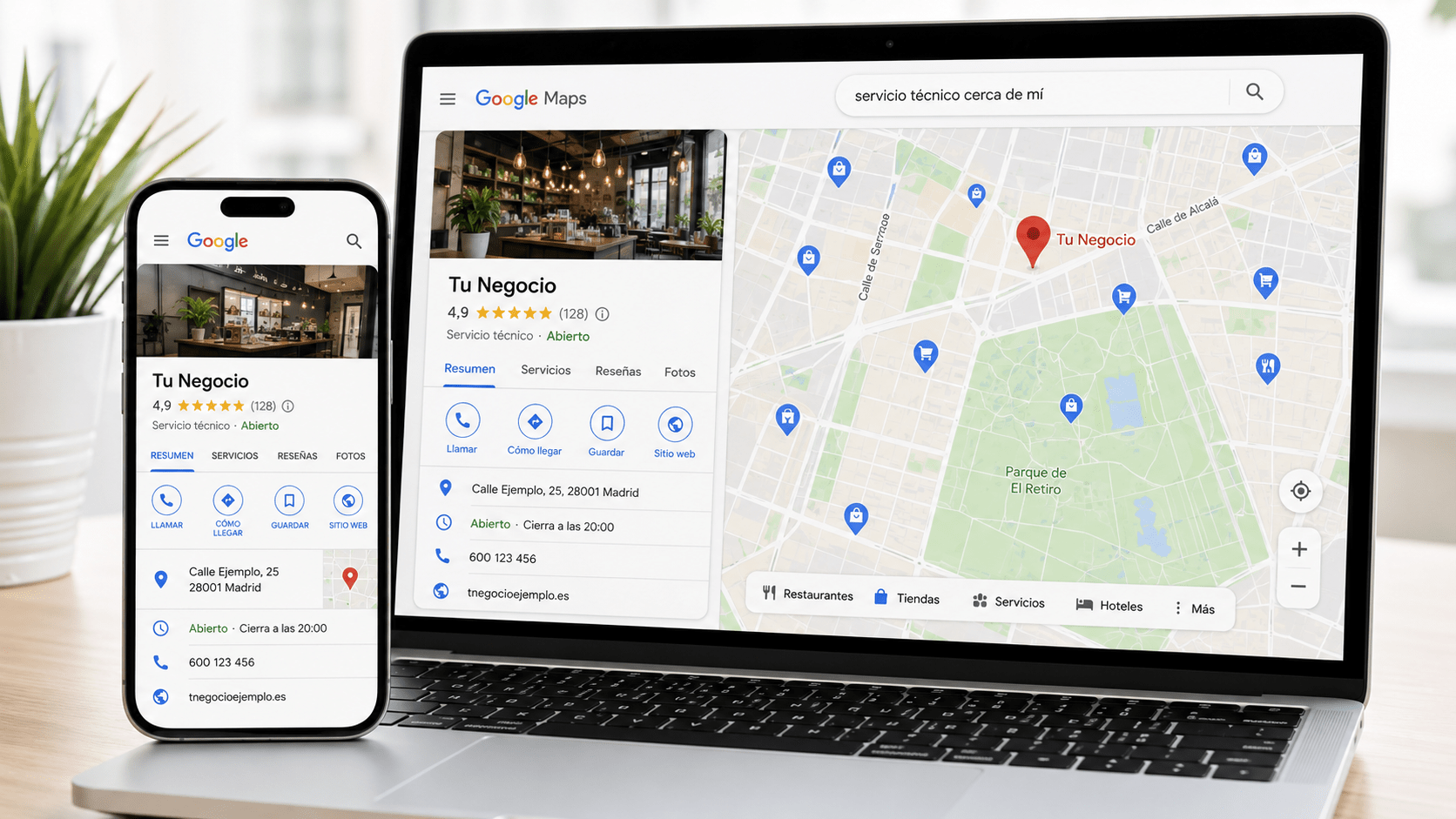 Google Maps y ficha de negocio para mejorar la visibilidad mediante SEO local