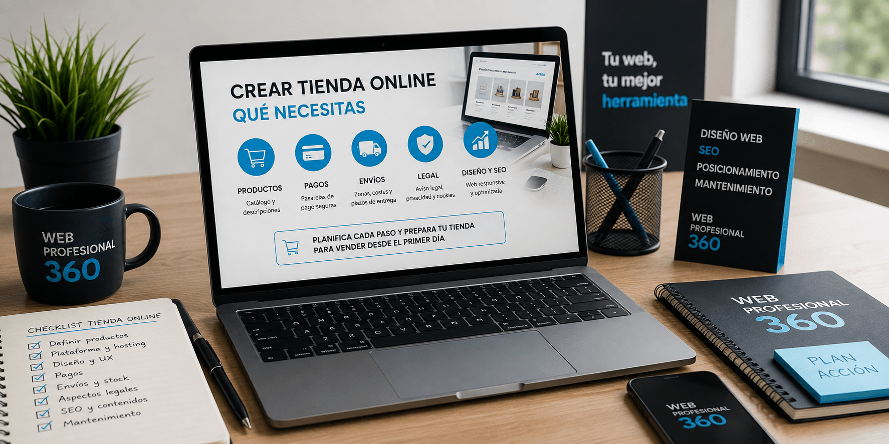Planificación necesaria para crear una tienda online