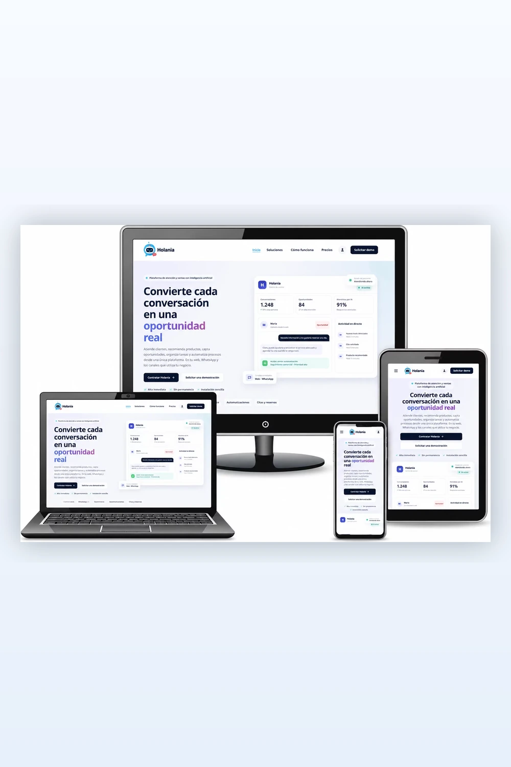 Proyecto de diseño y desarrollo de la plataforma digital Holania