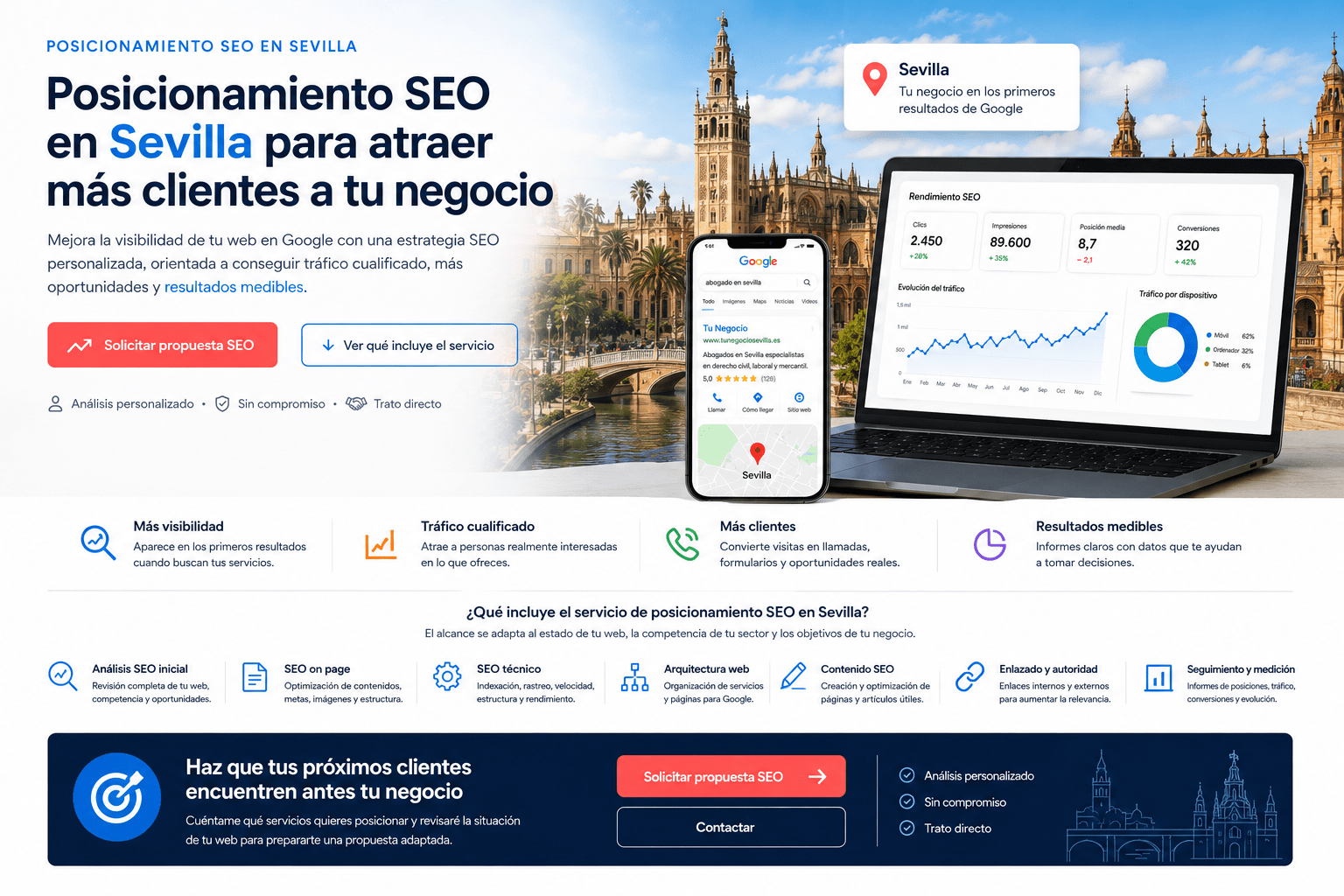 Posicionamiento SEO en Sevilla para mejorar la visibilidad de empresas en Google