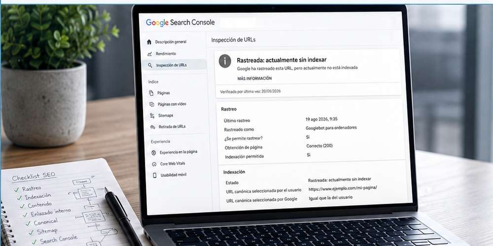 Diagnóstico de problemas de rastreo e indexación mediante Google Search Console