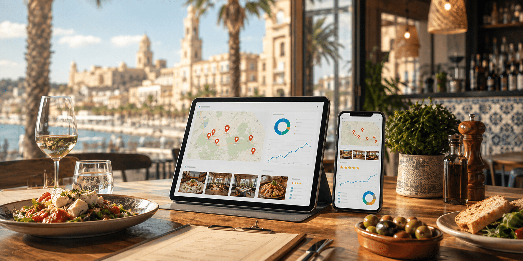 Web de restaurante optimizada para mostrar carta ubicación reseñas y reservas