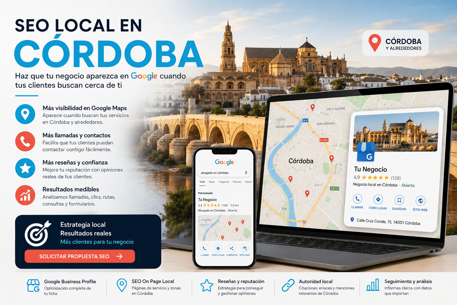 SEO local en Córdoba para mejorar la visibilidad de negocios en Google Maps