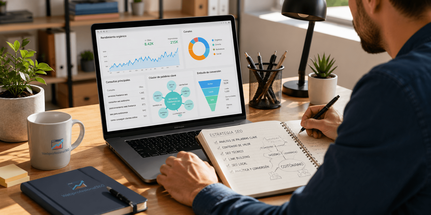 Análisis de estrategia SEO y captación de clientes para autónomos